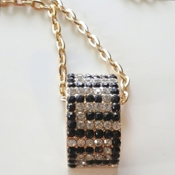 Greek Key "Slide" Necklace - Vintage Design - Picture 1 of 2